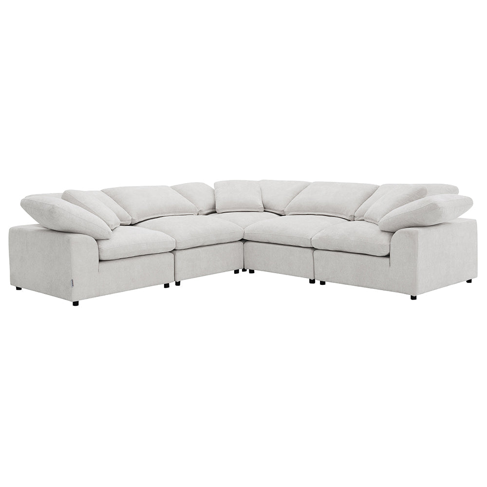 ACME Naveen Ivory Linen Modular Armless Chair Model LV55130