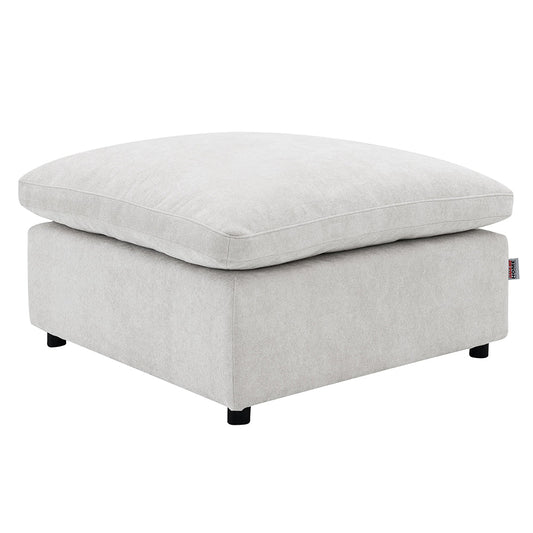 ACME Naveen Ivory Linen Modular Ottoman Model LV55132