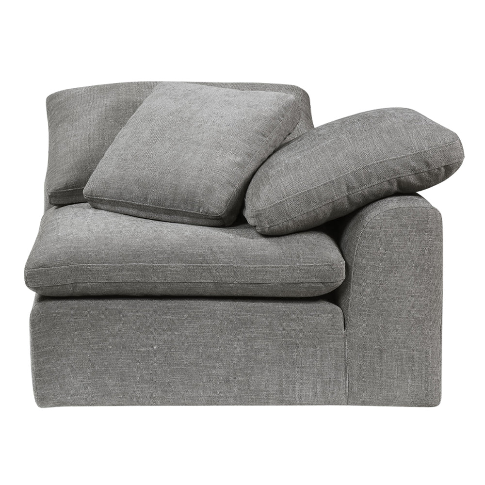 ACME Naveen Gray Linen Modular Wedge with Pillow Model LV55141