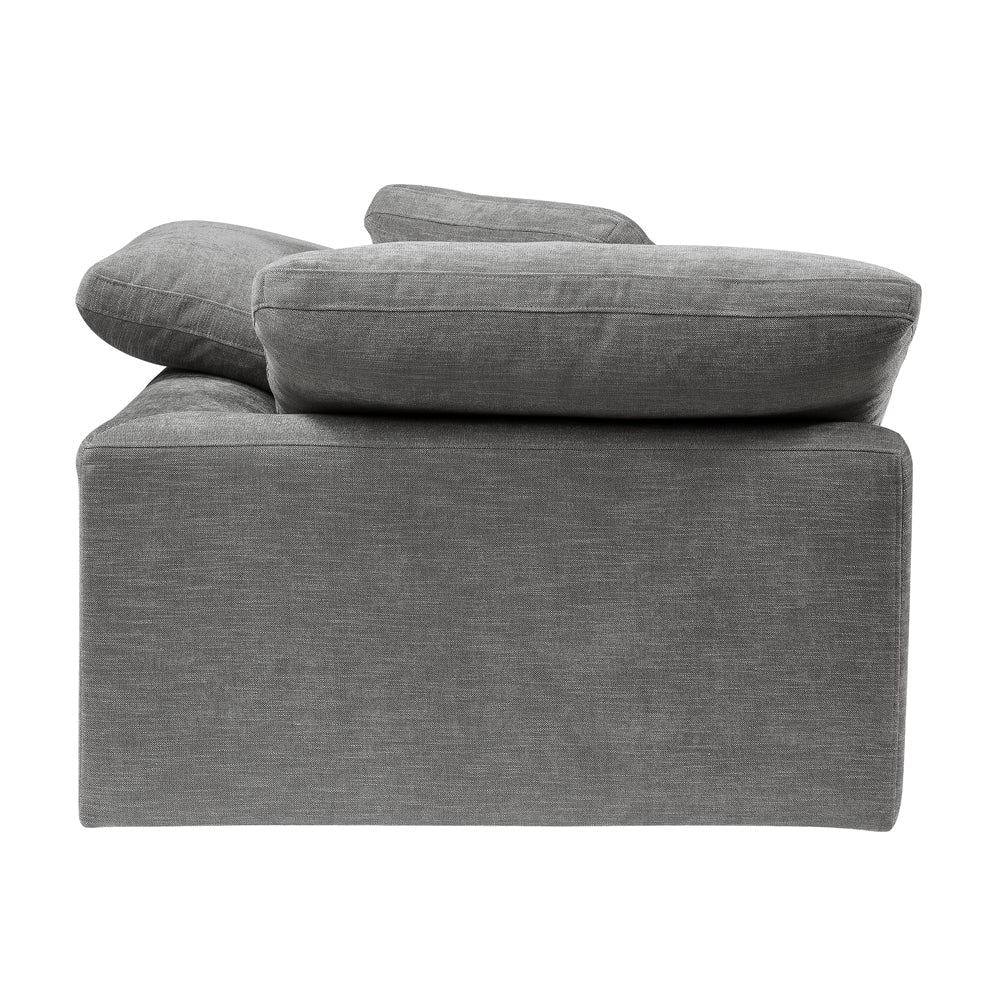 ACME Naveen Gray Linen Modular Wedge with Pillow Model LV55141