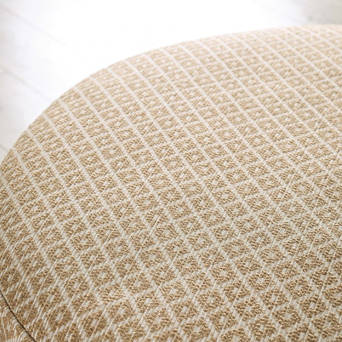 Furniture of America Stephney Gold/Gray Transitional Ottoman Model SM8193-OT