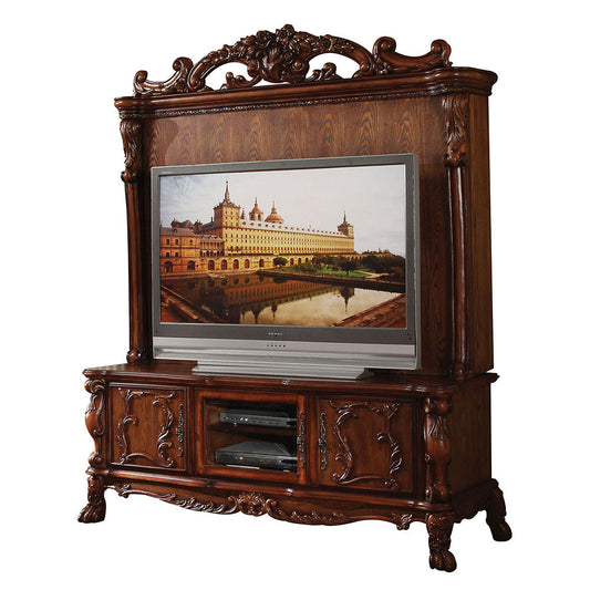 ACME Dresden Cherry Oak Entertainment Center Model 12163