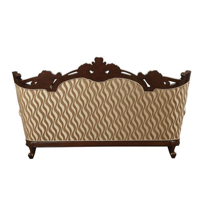 ACME Shalisa Fabric & Walnut Sofa with 7 Pillows(Same LV01585) Model 51050