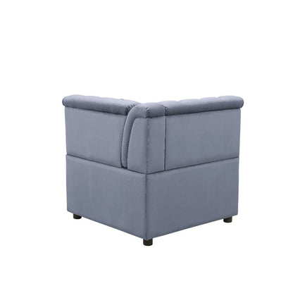 ACME Bois II Gray Velvet Modular Wedge Model 53306