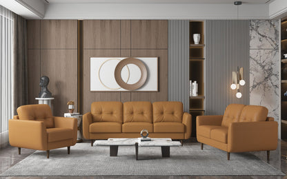ACME Radwan Camel Top Grain Leather Loveseat Model 54956