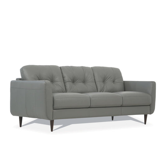 ACME Radwan Pesto Green Top Grain Leather Sofa Model 54960