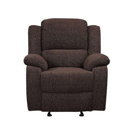 ACME Madden Brown Chenille Motion Glider Recliner Model 55447