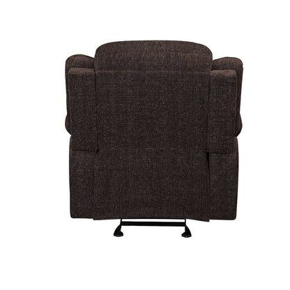 ACME Madden Brown Chenille Motion Glider Recliner Model 55447