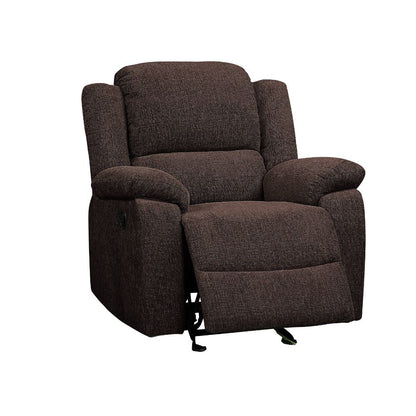 ACME Madden Brown Chenille Motion Glider Recliner Model 55447