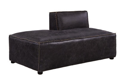 ACME Birdie Antique Slate Top Grain Leather Modular Chaise Model 56588