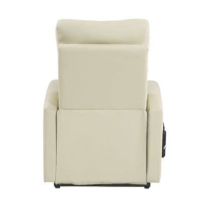 ACME Ricardo Beige Synthetic Leather Power Motion Recliner with Lift Model 59499