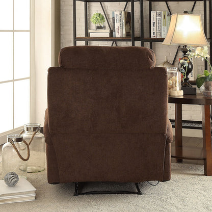 ACME Rosia Chocolate Velvet Motion Recliner Model 59547