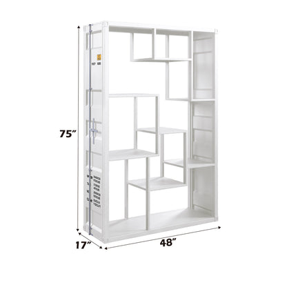 ACME Cargo White Bookcase Model 77888