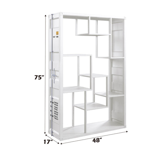 ACME Cargo White Bookcase Model 77888