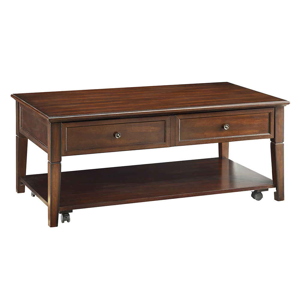 ACME Malachi Walnut Coffee Table with Lift Top Model 80254