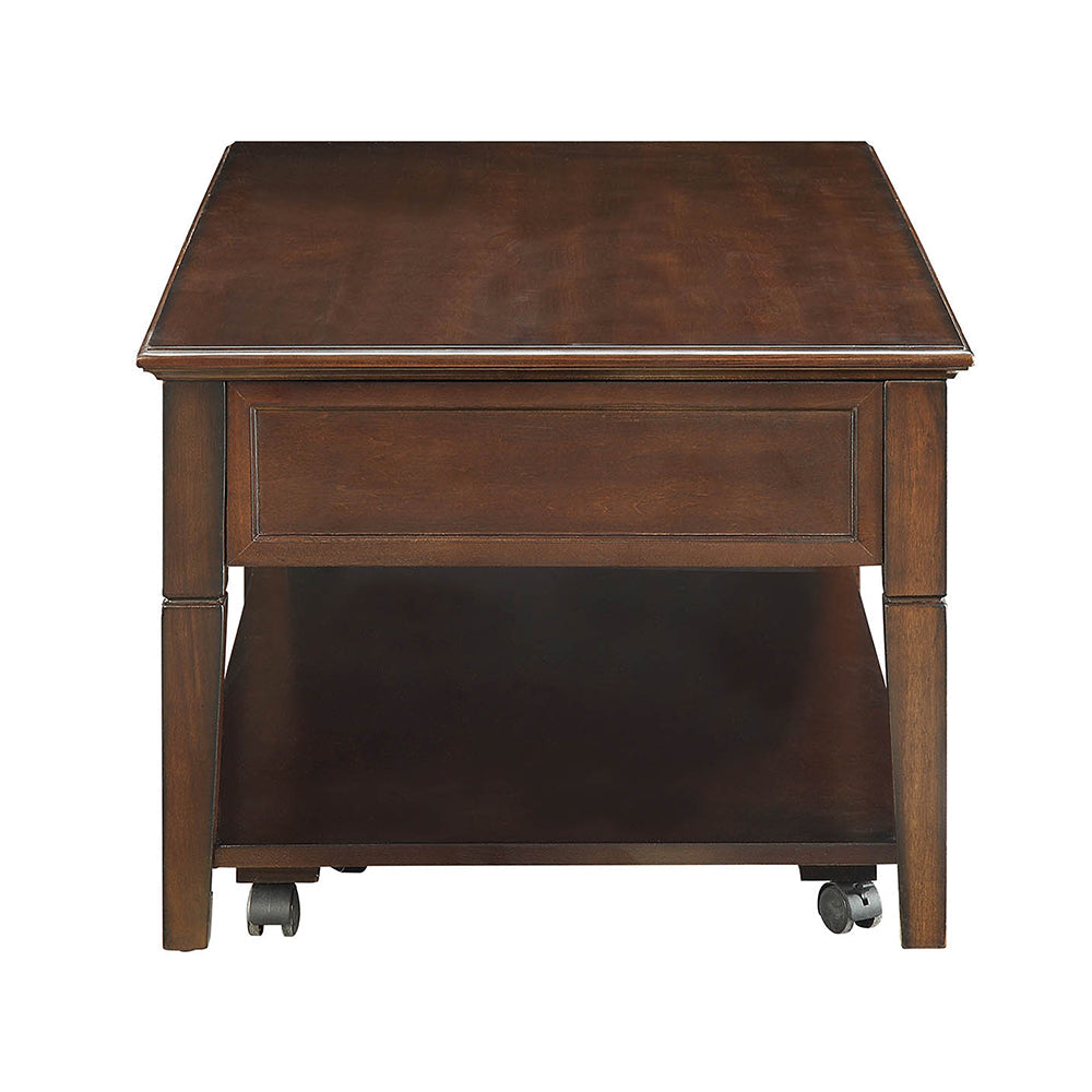 ACME Malachi Walnut Coffee Table with Lift Top Model 80254