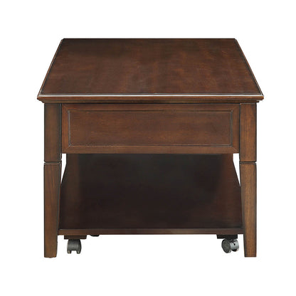 ACME Malachi Walnut Coffee Table with Lift Top Model 80254