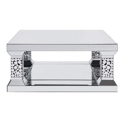 ACME Kachina Mirrored & Faux Gems Coffee Table Model 81425