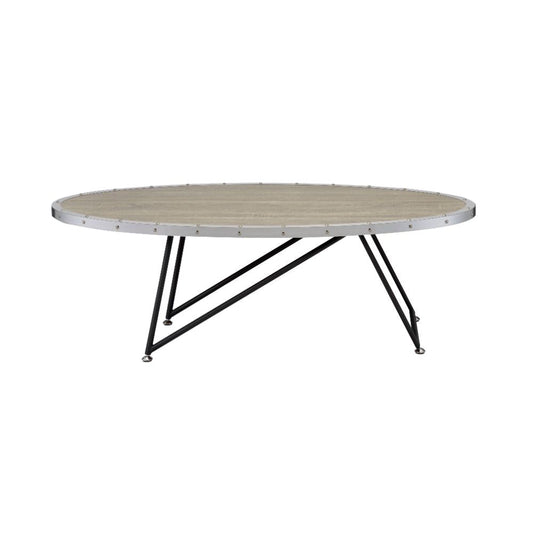 ACME Allis Weathered Gray Oak Coffee Table Model 81730