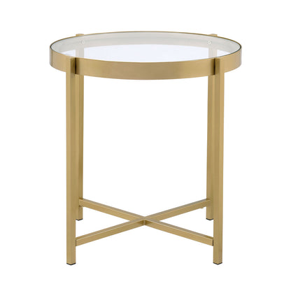 ACME Charrot Gold End Table Model 82307