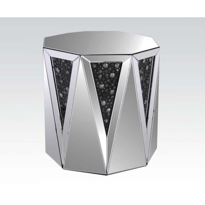 ACME Nysa Faux Crystals End Table Model 82777