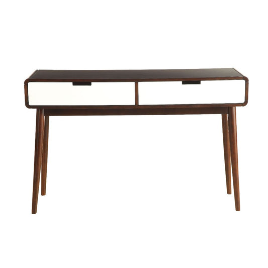 ACME Christa Espresso & White Sofa Table Model 82854