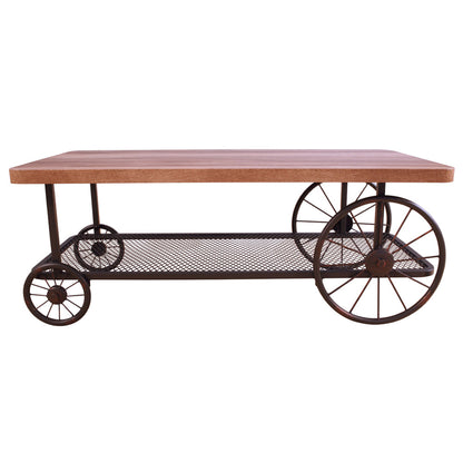 ACME Francie Oak & Antique Gray Coffee Table Model 82860
