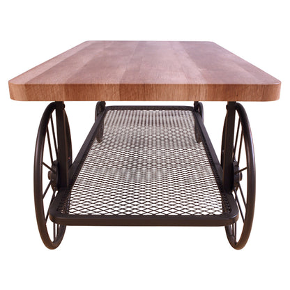 ACME Francie Oak & Antique Gray Coffee Table Model 82860