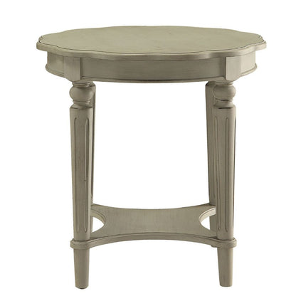ACME Fordon Antique Slate End Table Model 82917