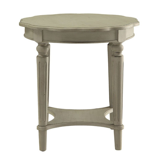 ACME Fordon Antique Slate End Table Model 82917