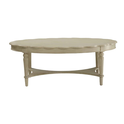 ACME Fordon Antique White Coffee Table Model 82920