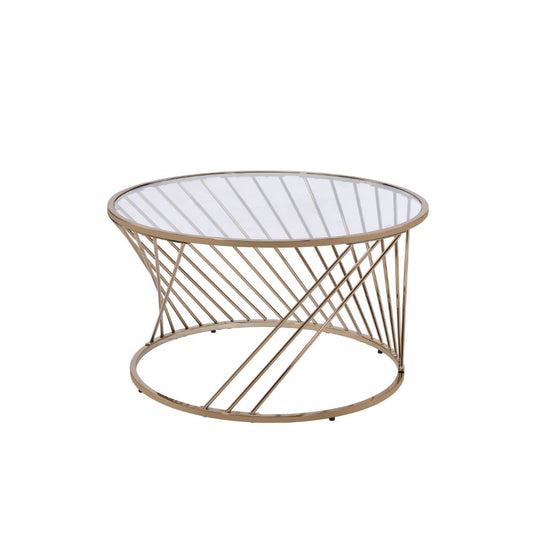 ACME Bluelipe Champagne Coffee Table Model 82990