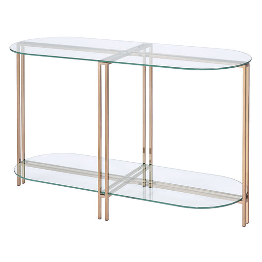 ACME Veises Champagne Sofa Table Model 82999