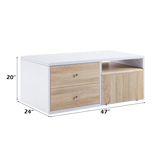 ACME Verux White High Gloss Coffee Table Model 84930