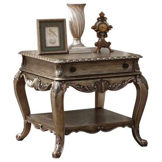 ACME Ragenardus Vintage Oak End Table Model 86032