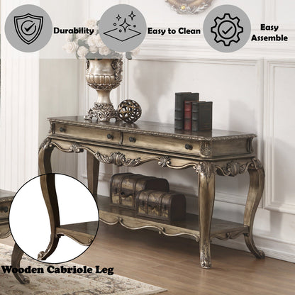 ACME Ragenardus Vintage Oak Sofa Table Model 86033