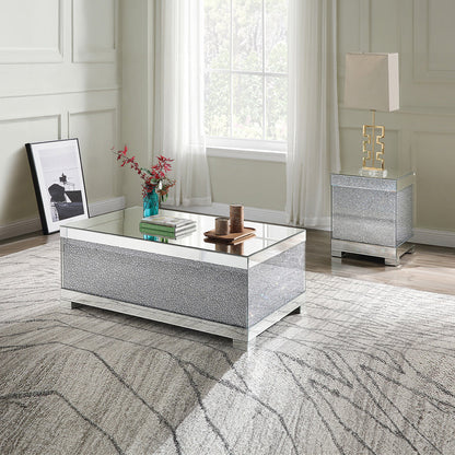 ACME Mallika Faux Round Crystals Coffee Table Model 87910