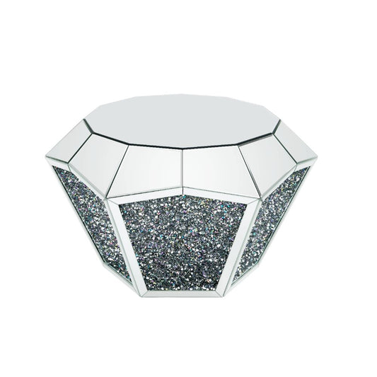 ACME Noralie Mirrored & Faux Diamonds Coffee Table Model 88005