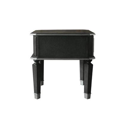 ACME House Beatrice Charcoal & Light Gray End Table Model 88817