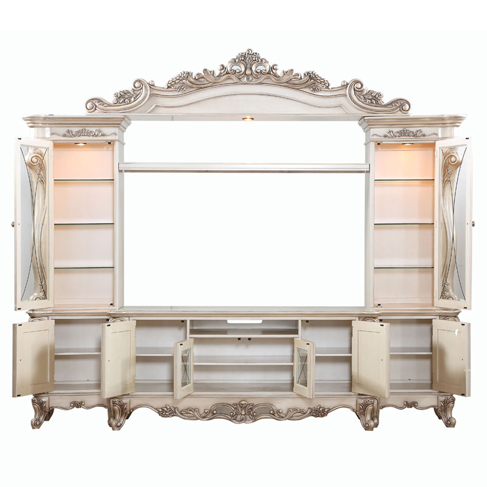ACME Gorsedd Golden Ivory Entertainment Center Model 91440