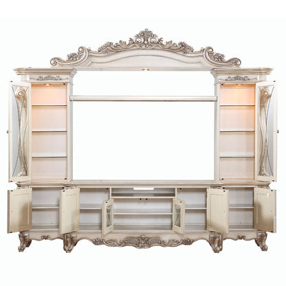 ACME Gorsedd Golden Ivory Entertainment Center Model 91440