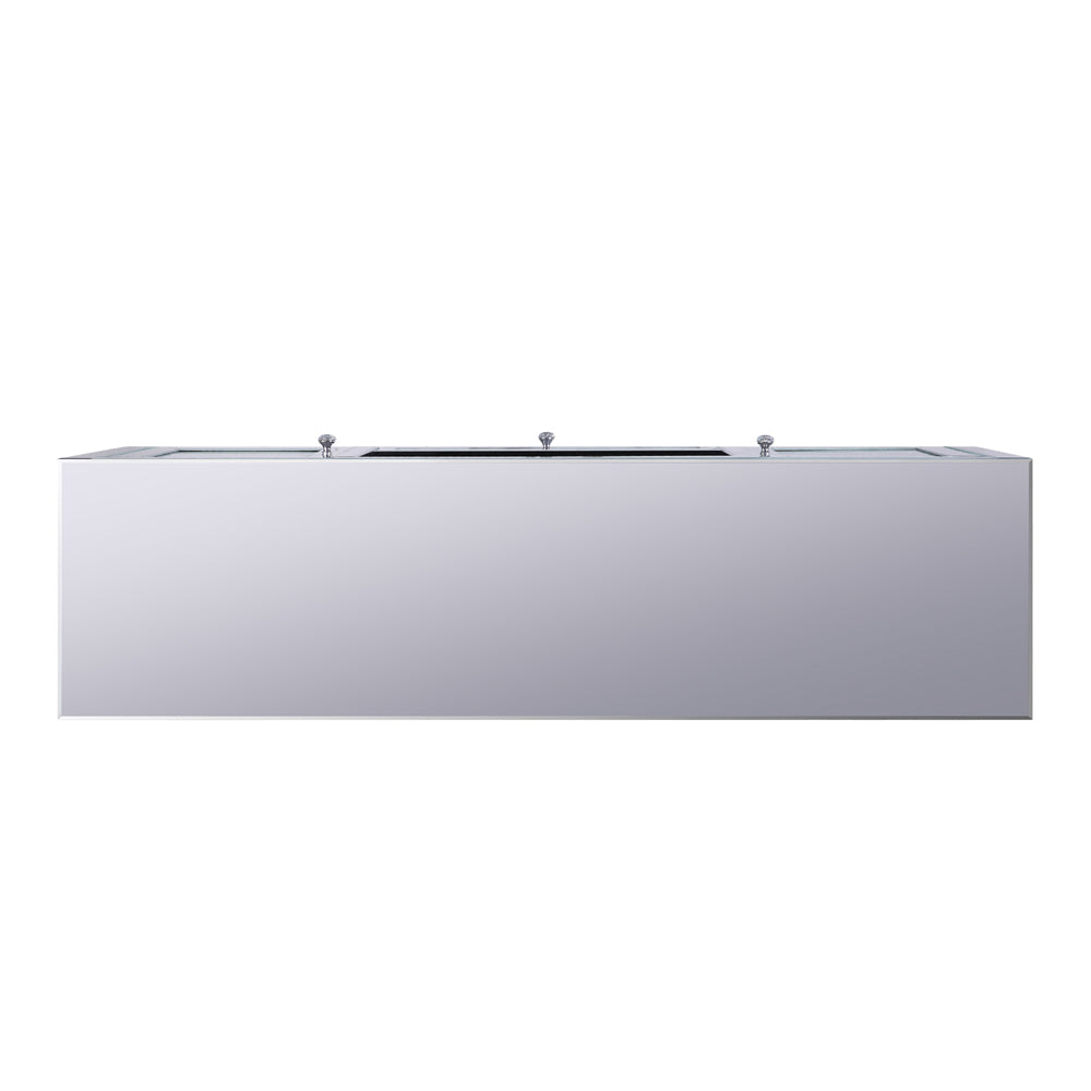 ACME Noralie Mirrored & Faux Diamonds TV Stand Model 91450
