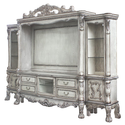 ACME Dresden Vintage Bone White Entertainment Center Model 91470