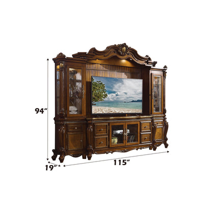 ACME Picardy Honey Oak Entertainment Center Model 91520