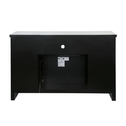 ACME Noralie Mirrored & Faux Diamonds TV Stand with Fireplace Model 91775