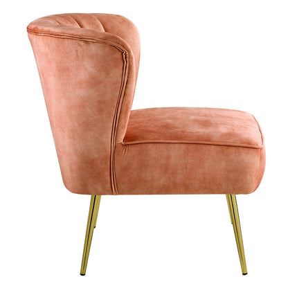 ACME Sambell Burnt Orange Velvet Accent Chair Model AC00126