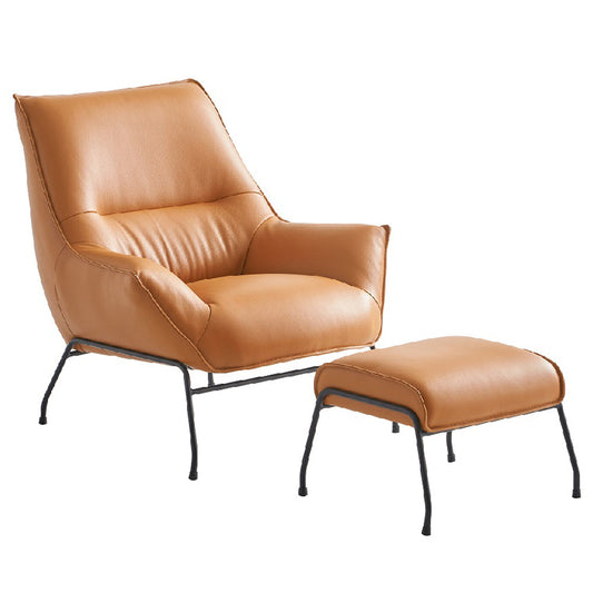 ACME Jabel Sandstone Top Grain Leather Accent Chair Model AC02383