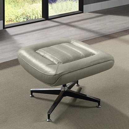 ACME Piran Twilight Top Grain Leather Ottoman Model AC02585
