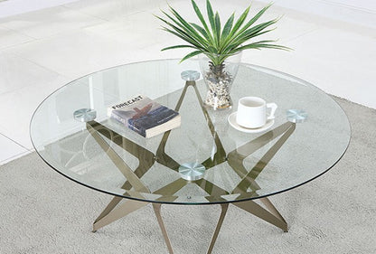 Furniture of America Alvise Champagne Contemporary Coffee Table Model CM4377C-TABLE