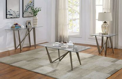 Furniture of America Wohlen Champagne Contemporary End Table Model CM4510E-TABLE